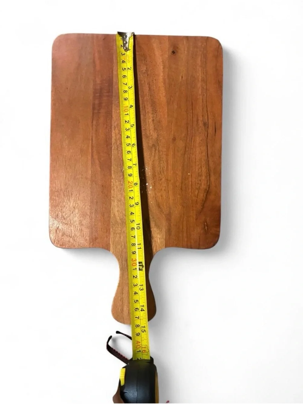 Wooden Serving Board with Engraved Sugar Skull - Brown